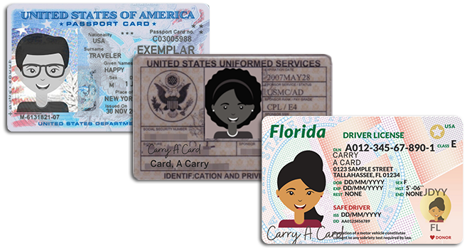 Government ID Card Examples